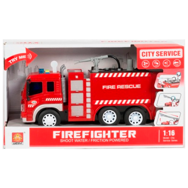 Грузовик Optmarket WY351A 200591600  / / White Красный photo 1