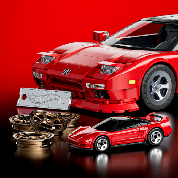 Constructor Mattel ’90 Acura NSX Mașină/ Red photo 4