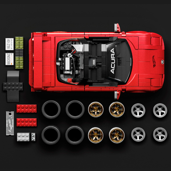 Constructor Mattel ’90 Acura NSX Mașină/ Red photo 5