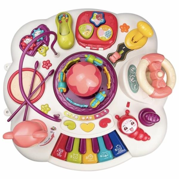 Joc educativ Bibiin Learning Desk 648A-51 0+ / Pink photo 2