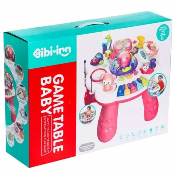 Joc educativ Bibiin Learning Desk 648A-51 0+ / Pink photo 3