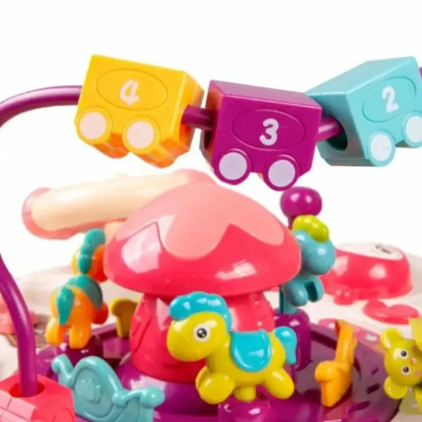 Joc educativ Bibiin Learning Desk 648A-51 0+ / Pink photo 6