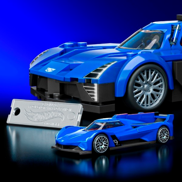 Constructor Mattel Cadillac Project GTP Mașină/ Blue photo 5