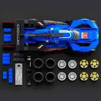 Constructor Mattel Cadillac Project GTP Mașină/ Blue photo 6