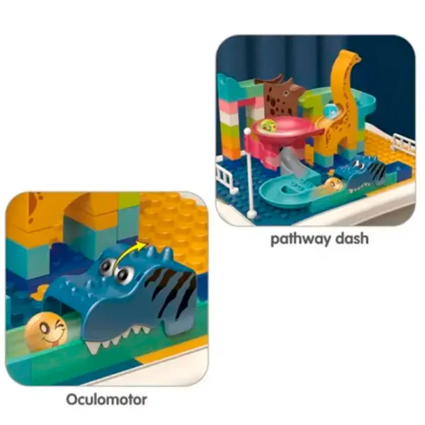 Măsuță cu constructor Bibiin Toys 8008 Clasic/ Blue photo 4