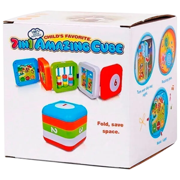 Joc educativ ChiToys Amazing Cube AE00702 1+ / Multicolor photo 1