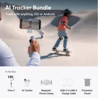 Stabilizator Insta360 Flow 2 AI Tracking Module Kit Bluetooth / Stone Gray photo 3