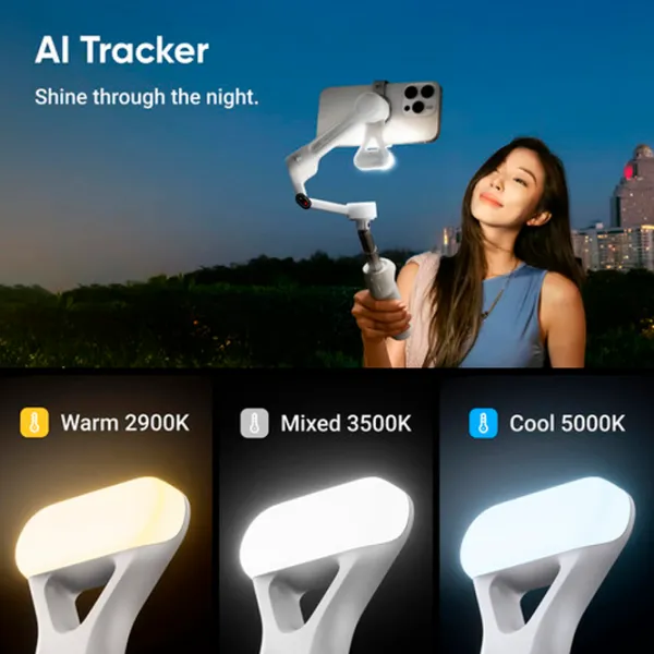 Stabilizator Insta360 Flow 2 AI Tracking Module Kit Bluetooth / Stone Gray photo 7