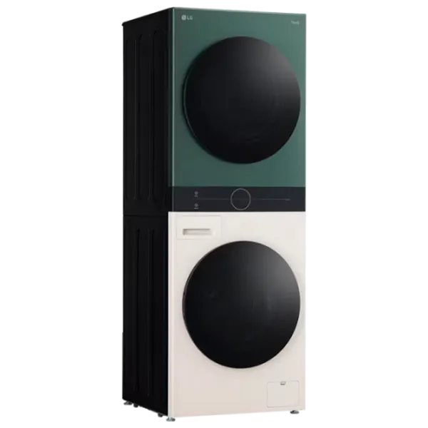 Mașină de spălat cu uscător LG WT1210EGF 12 kg / 1400 rpm / Green Beige photo 3