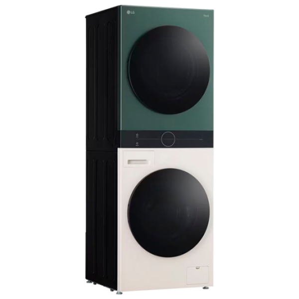 Mașină de spălat cu uscător LG WT1210EGF 12 kg / 1400 rpm / Green Beige photo 3