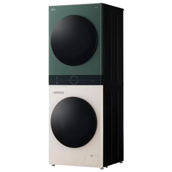 Mașină de spălat cu uscător LG WT1210EGF 12 kg / 1400 rpm / Green Beige photo 5