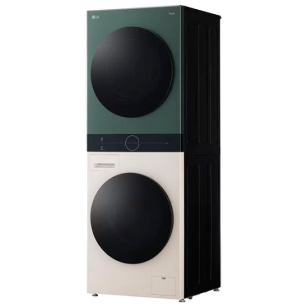 Mașină de spălat cu uscător LG WT1210EGF 12 kg / 1400 rpm / Green Beige photo 5
