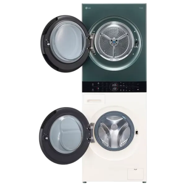 Mașină de spălat cu uscător LG WT1210EGF 12 kg / 1400 rpm / Green Beige photo 6