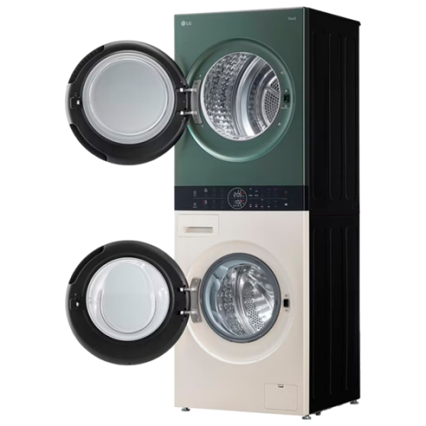 Mașină de spălat cu uscător LG WT1210EGF 12 kg / 1400 rpm / Green Beige photo 7