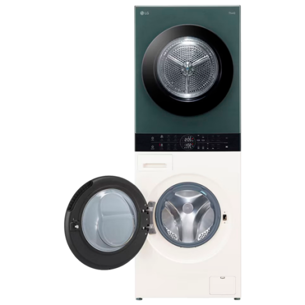 Mașină de spălat cu uscător LG WT1210EGF 12 kg / 1400 rpm / Green Beige photo 9