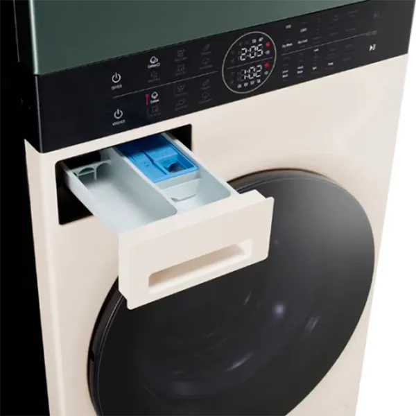 Mașină de spălat cu uscător LG WT1210EGF 12 kg / 1400 rpm / Green Beige photo 14
