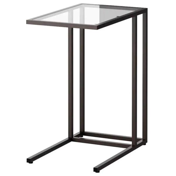 Столики для ноутбуков Ikea Vittsjo Дуб Сонома / Стекло photo 1