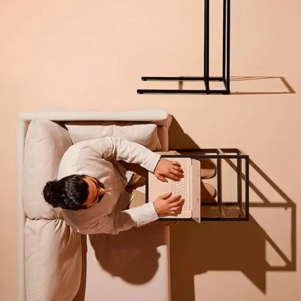 Столики для ноутбуков Ikea Vittsjo Дуб Сонома / Стекло photo 3