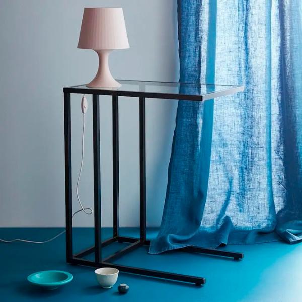Столики для ноутбуков Ikea Vittsjo Дуб Сонома / Стекло photo 4