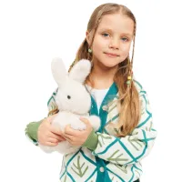 Jucărie moale Orange Toys The Softest Little Bunny OT8027/20 0+ / White photo 4