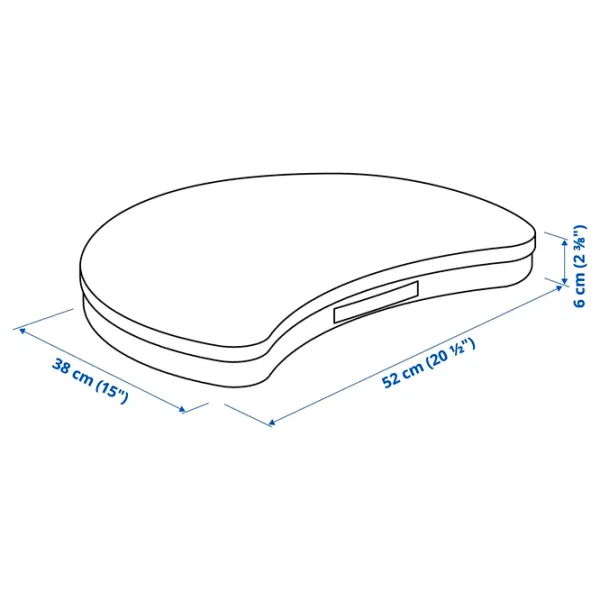 Столики для ноутбуков Ikea Ojulf Тёмно-серый / Полипропилен photo 4