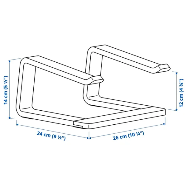 Столики для ноутбуков Ikea Stenerik Белый / Шпон photo 6