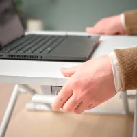 Столики для ноутбуков Ikea Dubbla Белый / ДСП photo 4