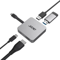 Док-станция Acer HP.DSCAB.008 7-in-1 USB Type-A / Серый