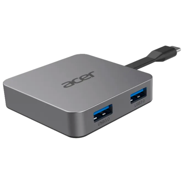 Dock-stație Acer HP.DSCAB.008 7-in-1 USB Type-A / Gray photo 2
