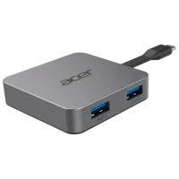 Dock-stație Acer HP.DSCAB.008 7-in-1 USB Type-A / Gray photo 2