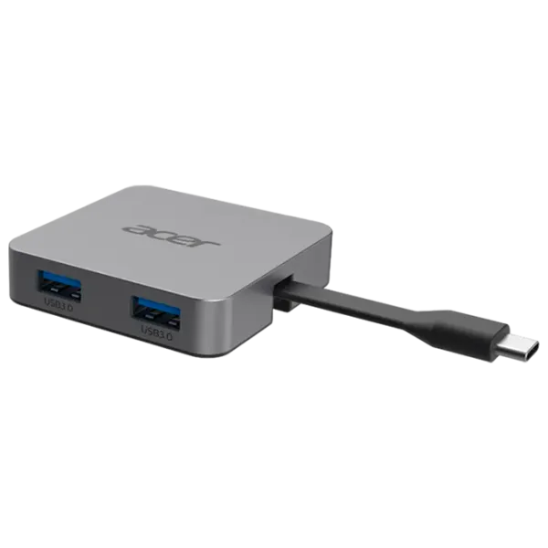 Dock-stație Acer HP.DSCAB.008 7-in-1 USB Type-A / Gray photo 3