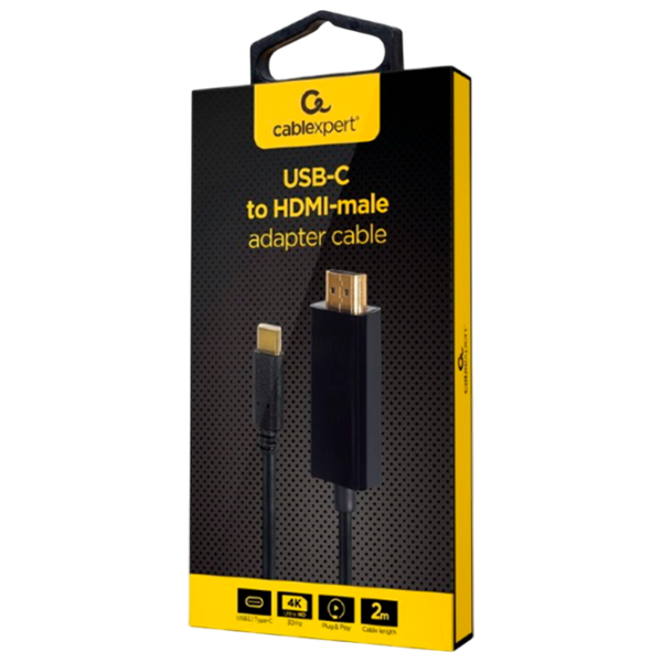 Адаптер Cablexpert A-CM-HDMIM-01 USB Type-C / Черный photo 4