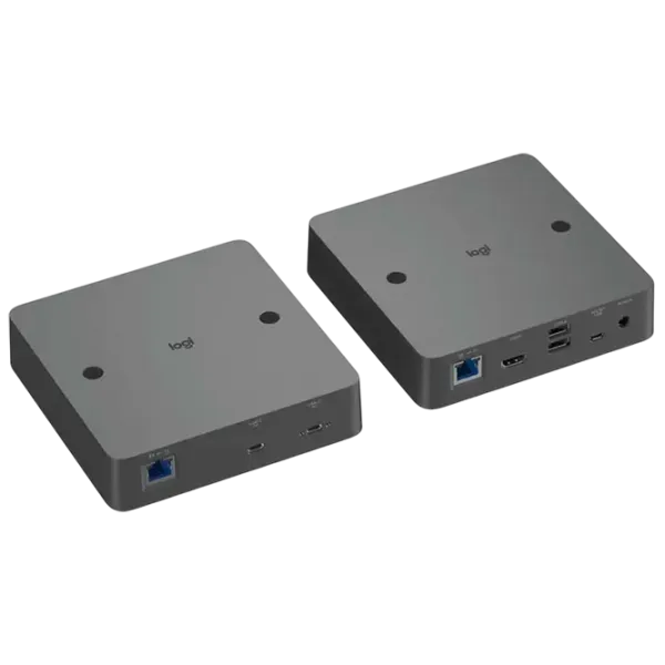 Adaptor Logitech Extend USB Type-C / Gray photo 2