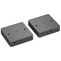 Adaptor Logitech Extend USB Type-C / Gray photo 2