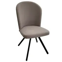 Scaun de bucătărie Mobiland Barka Anka 05 Stofă/ Gray Black