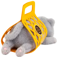 Jucărie moale Orange Toys The Softest Milo the Grey Cat B1002/35 0+ / Gray photo 3