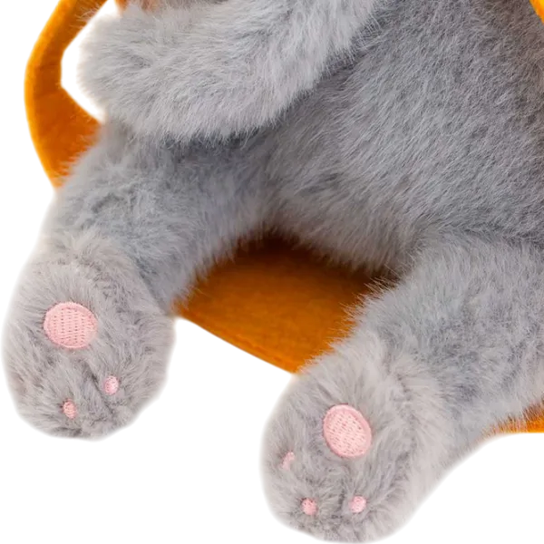 Jucărie moale Orange Toys The Softest Milo the Grey Cat B1002/35 0+ / Gray photo 4