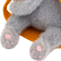 Jucărie moale Orange Toys The Softest Milo the Grey Cat B1002/35 0+ / Gray photo 4