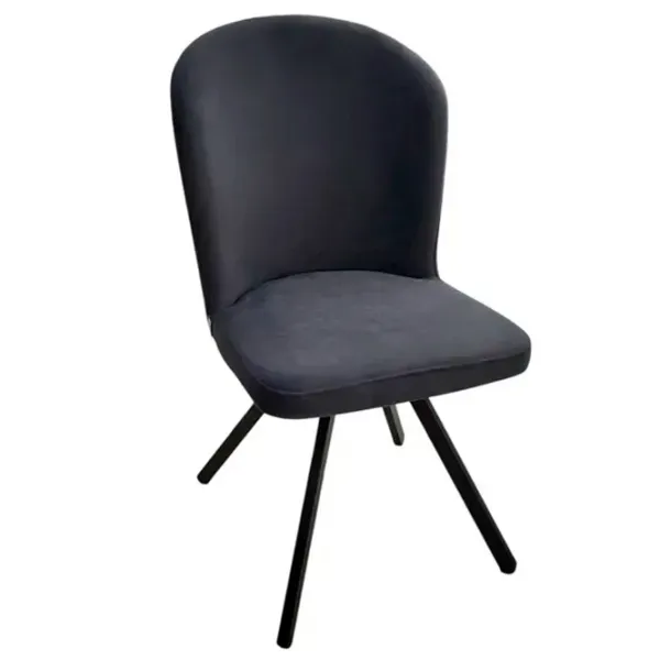 Кухонный стул Mobiland Barka anka 21 Ткань/ Черный Черный photo 1