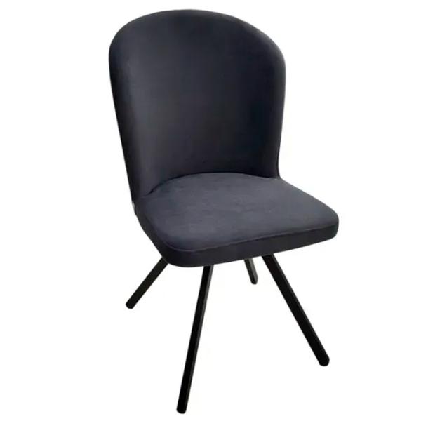 Кухонный стул Mobiland Barka anka 21 Ткань/ Черный Черный photo 1