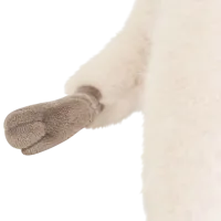 Jucărie moale Orange Toys The Softest Weasel OT8030/38 0+ / White photo 3