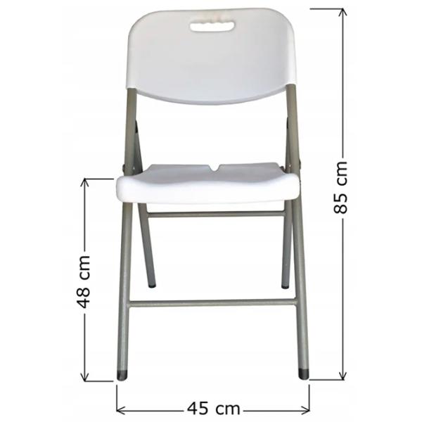 Scaun de grădină Ekspand catering Metal / Plastic / White Gray photo 5
