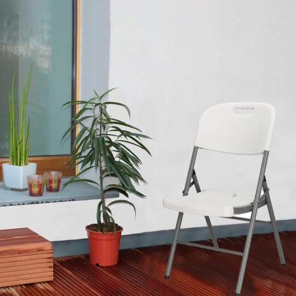 Scaun de grădină Ekspand catering Metal / Plastic / White Gray photo 6