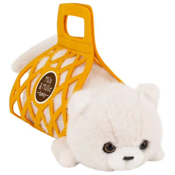 Jucărie moale Orange Toys The Softest Milo the Grey Cat B1000/35 0+ / White photo 1