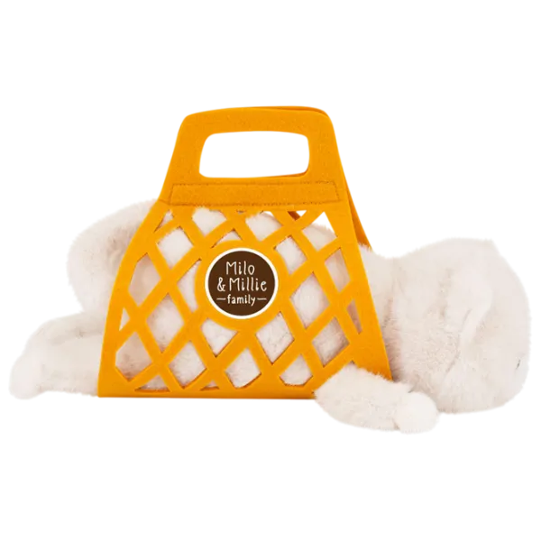 Jucărie moale Orange Toys The Softest Milo the Grey Cat B1000/35 0+ / White photo 2