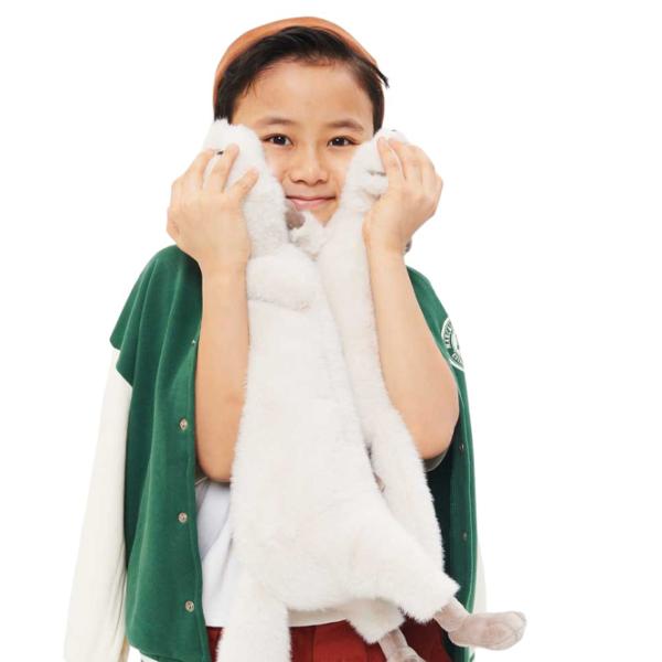 Jucărie moale Orange Toys The Softest Weasel OT8030/53 0+ / White photo 3