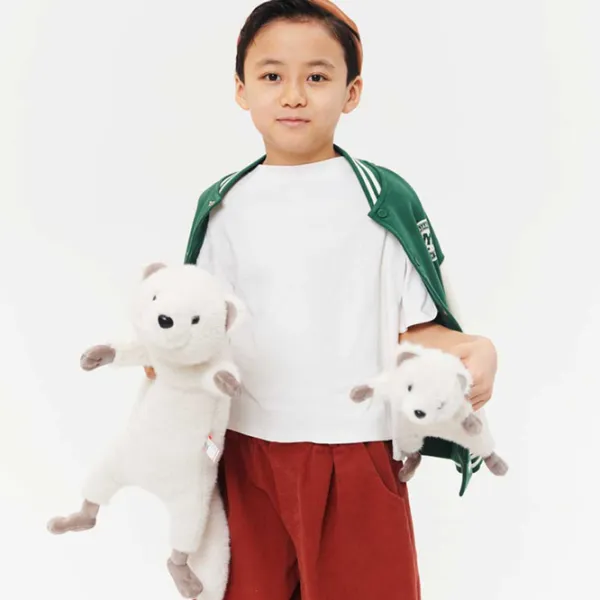 Jucărie moale Orange Toys The Softest Weasel OT8030/53 0+ / White photo 5