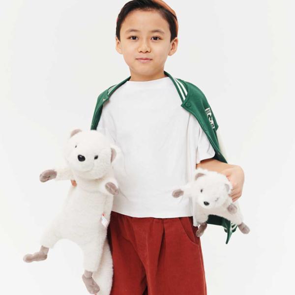 Jucărie moale Orange Toys The Softest Weasel OT8030/53 0+ / White photo 5