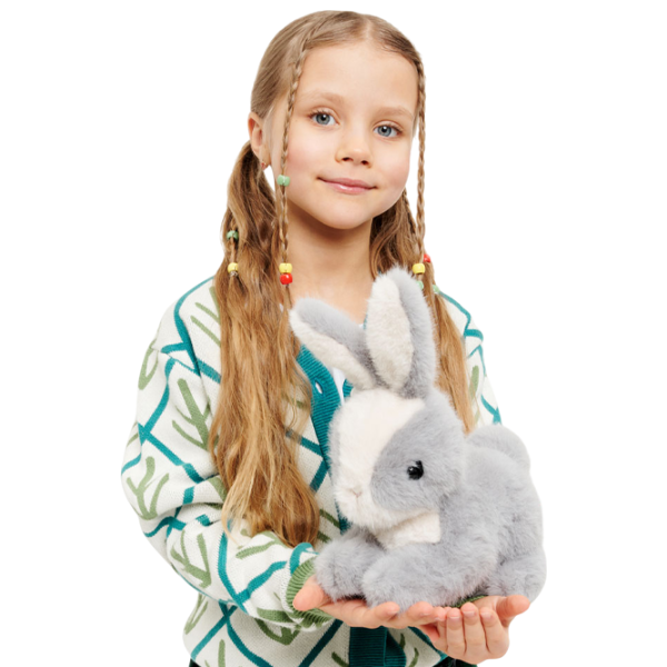 Jucărie moale Orange Toys The Softest Little Bunny OT8026/20 0+ / Gray photo 5