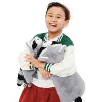 Jucărie moale Orange Toys The Softest Raccoon OT8029/38 0+ / Gray photo 4
